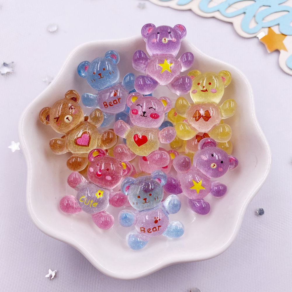 20Pcs Resin Glitter Kawaii Col - Tv Art And Craft recensione e prezzo