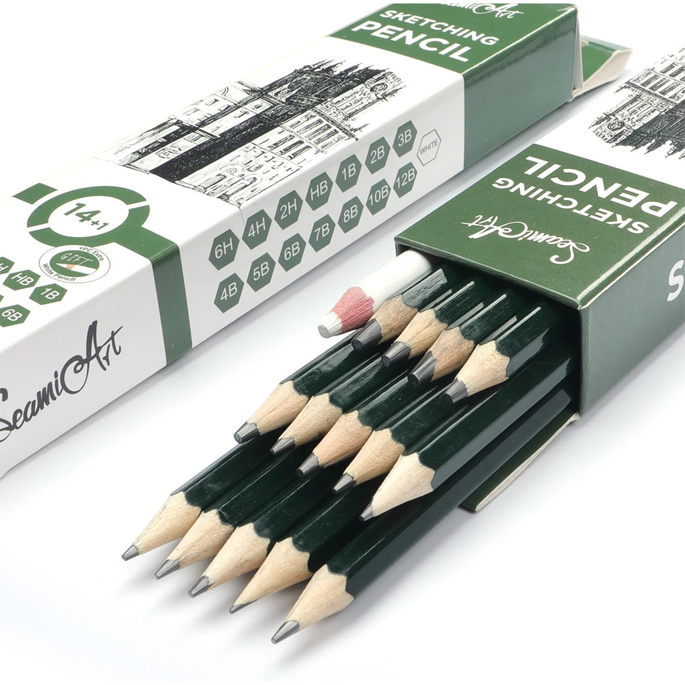 14PCS Sketching Pencil Set (6H - Sketching Charcoal Set recensione e prezzo