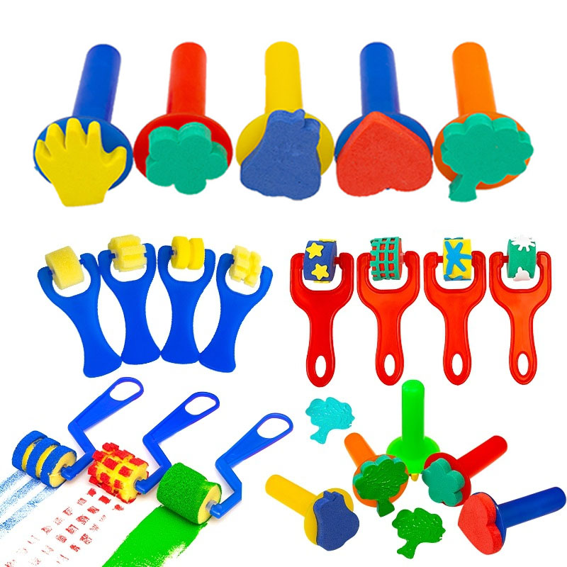 Children Toddler Sponge Stamp  - Art Craft Toddler recensione e prezzo