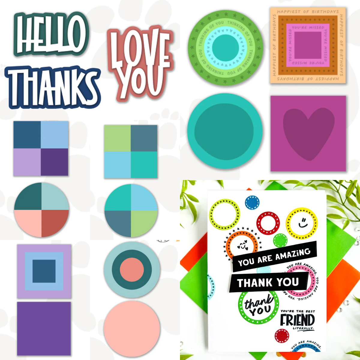 XL Pop Art Squares Wafer 2026  - Art Craft Template recensione e prezzo
