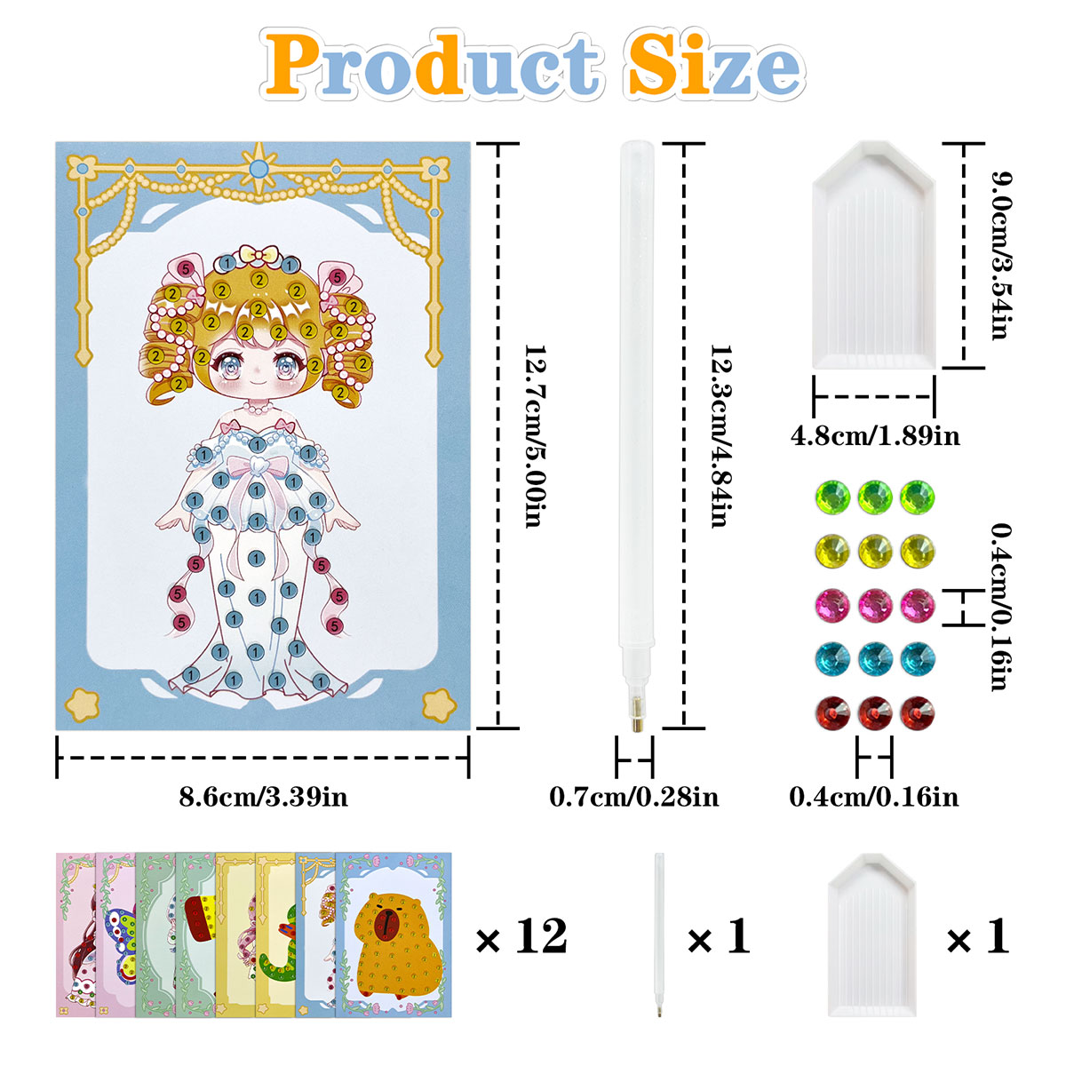 16 Pcs Gem Kit DIY Arts Crafts - Art Craft Number recensione e prezzo