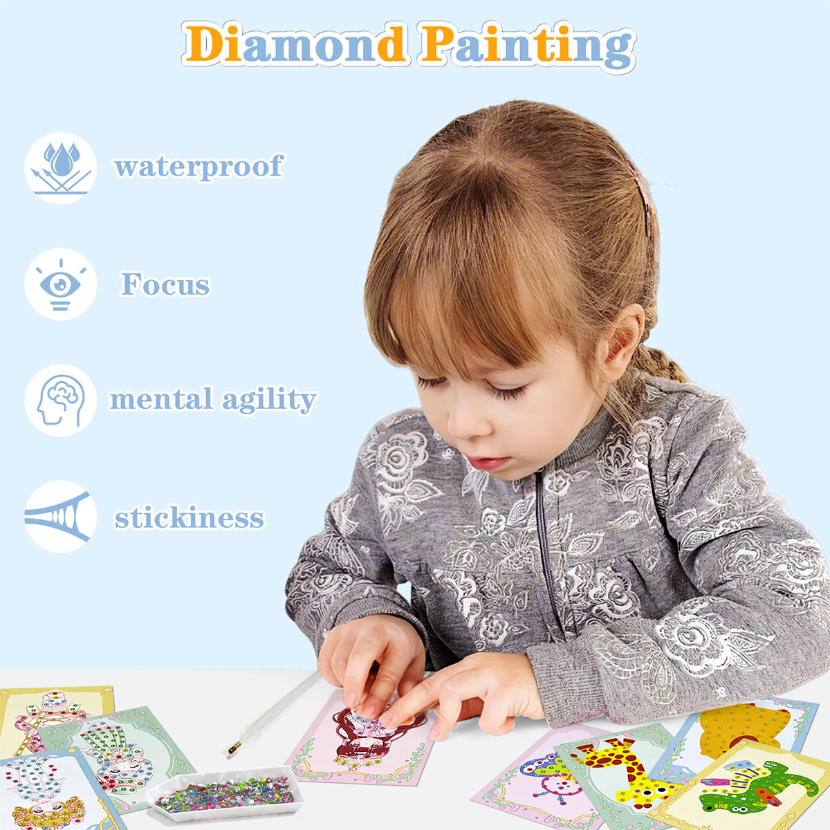 16 Pcs Gem Kit DIY Arts Crafts - Art Craft Number recensione e prezzo