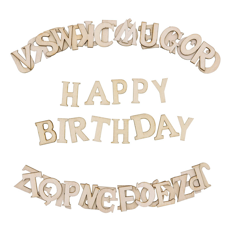 100pcs Wood English Alphabet D - Art Craft Number recensione e prezzo