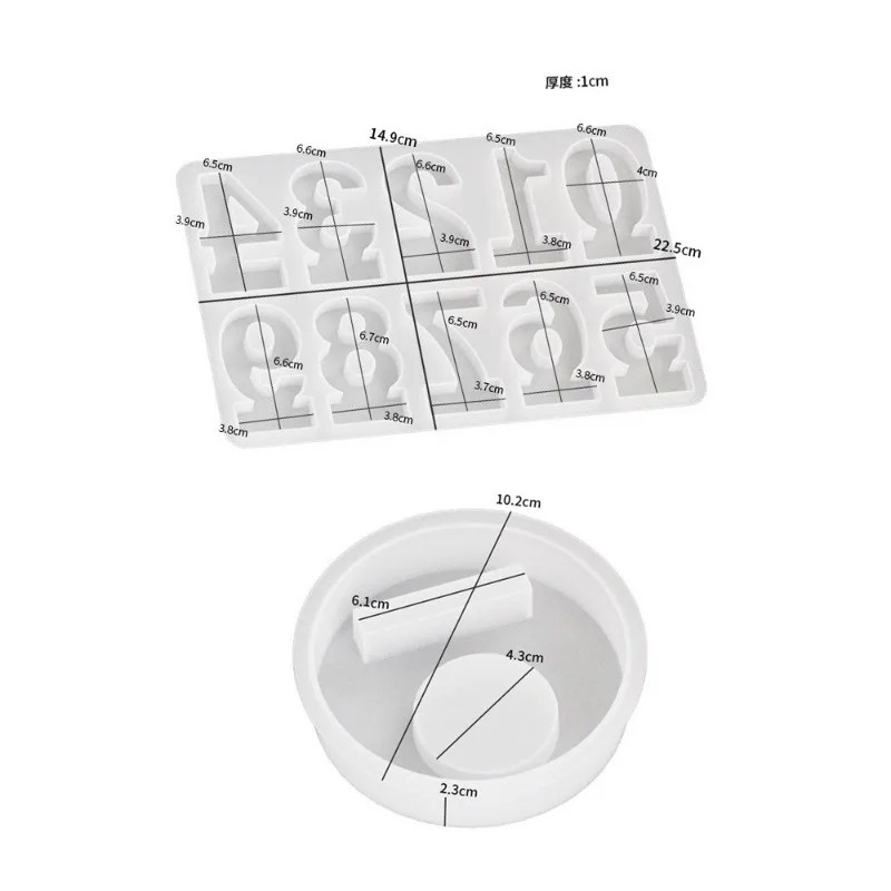 2pc Birthday Cake Silicones Mo - Art Craft Number recensione e prezzo