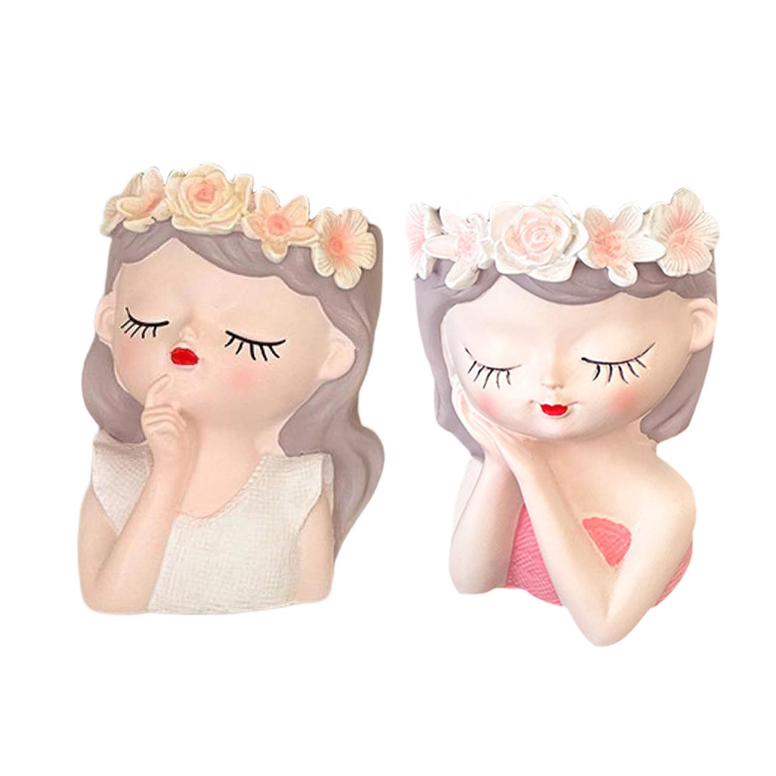 Fairy Head Flower Pot Photo Pr - Art Craft Cafe recensione e prezzo