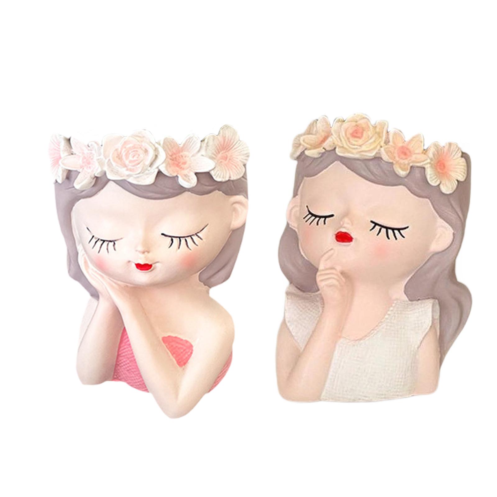 Fairy Head Flower Pot Photo Pr - Art Craft Cafe recensione e prezzo