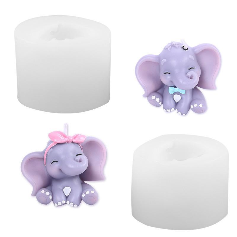 Cute 3D Elephant Silicone Cand - Art Craft Elephant recensione e prezzo