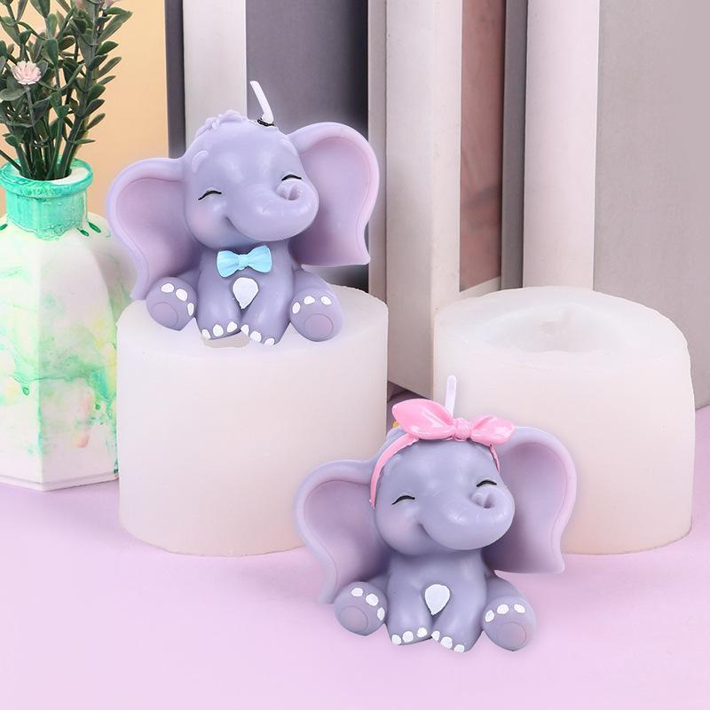 Cute 3D Elephant Silicone Cand - Art Craft Elephant recensione e prezzo