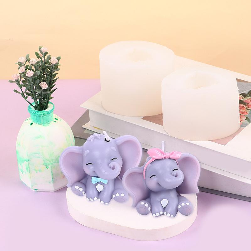 Cute 3D Elephant Silicone Cand - Art Craft Elephant recensione e prezzo