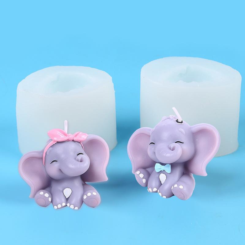 Cute 3D Elephant Silicone Cand - Art Craft Elephant recensione e prezzo