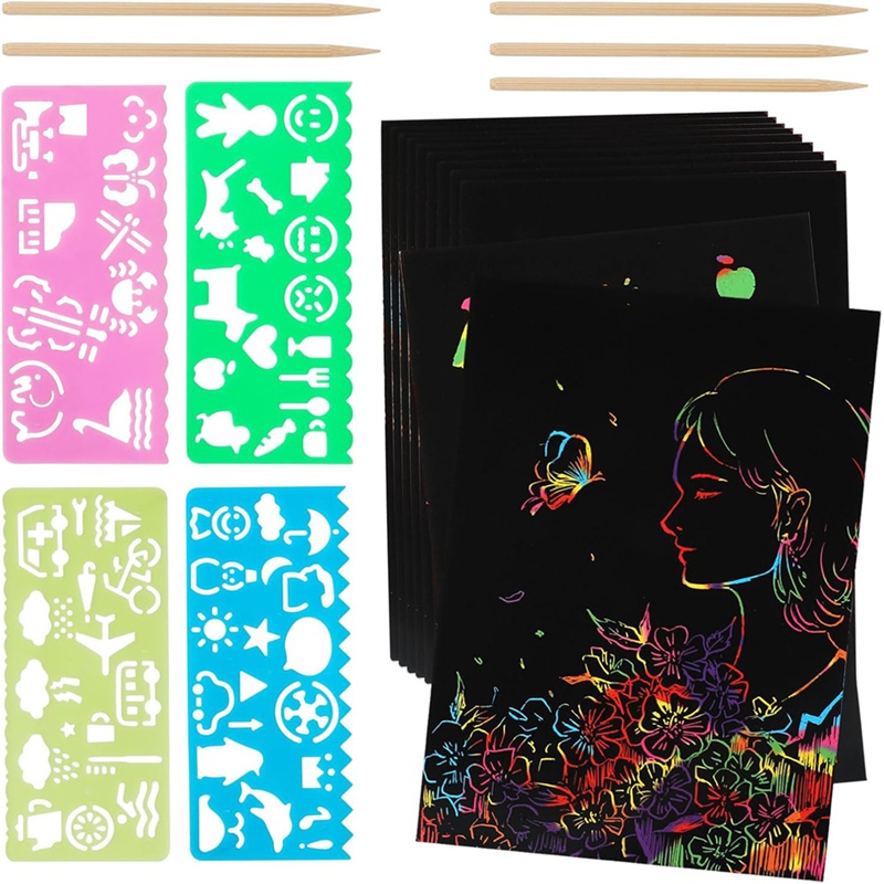 Scratch Paper Art Set, Black C - Art Craft Kits recensione e prezzo