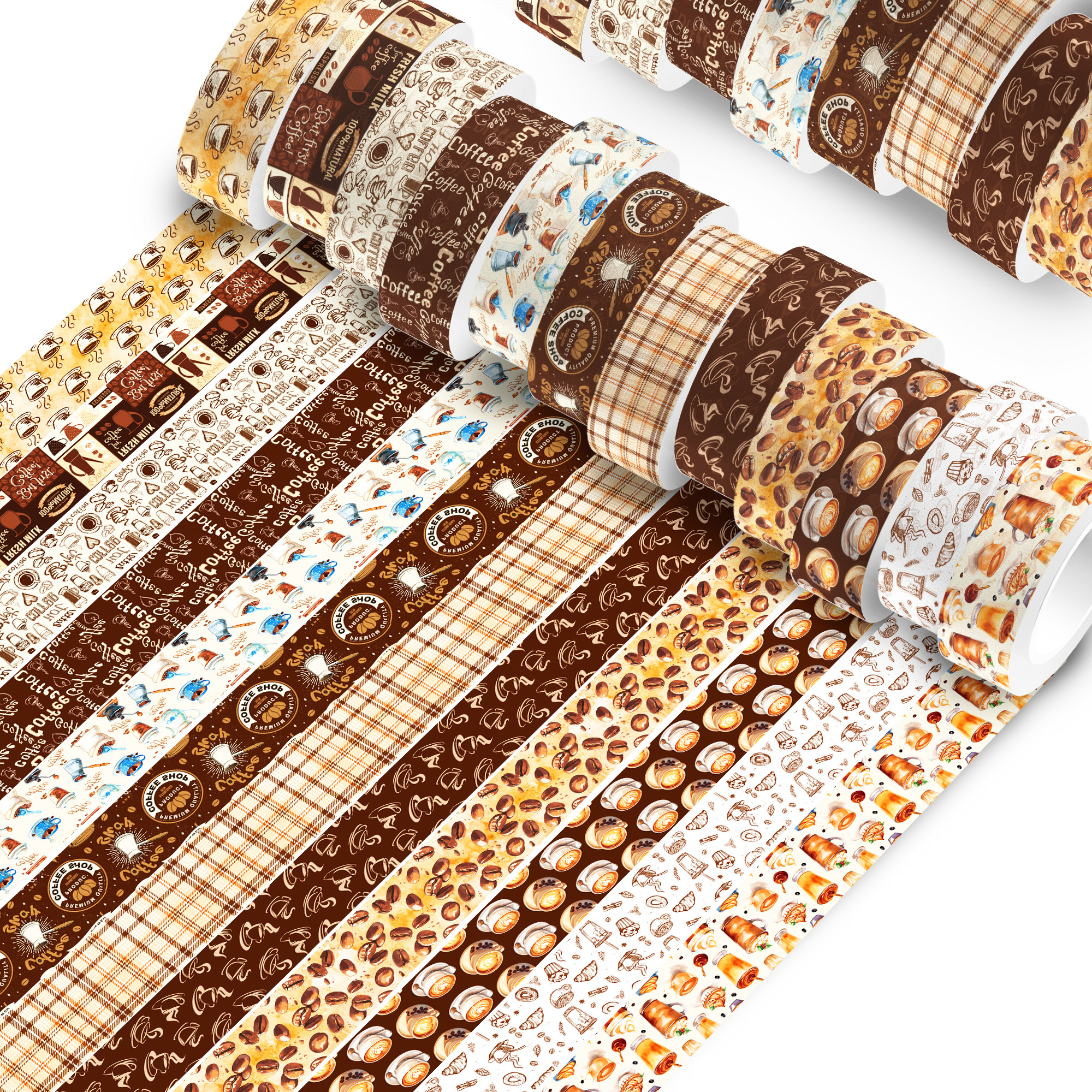 Vintage Coffee Pattern Washi T - Art Craft Background recensione e prezzo