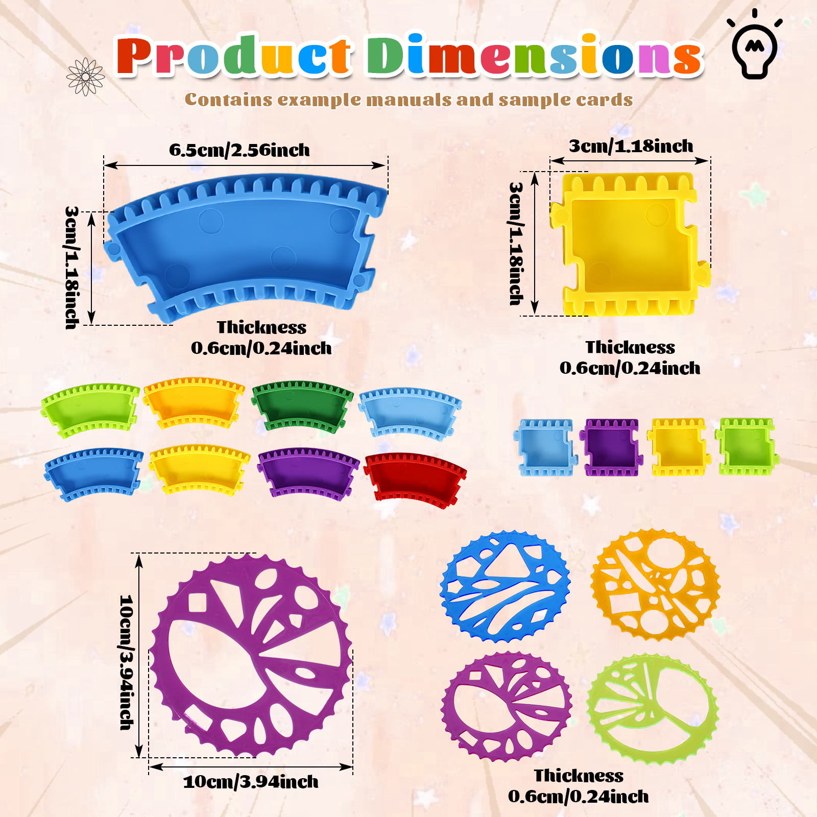 Spiral Art Gear Geometric Rule - Art Craft Kits recensione e prezzo