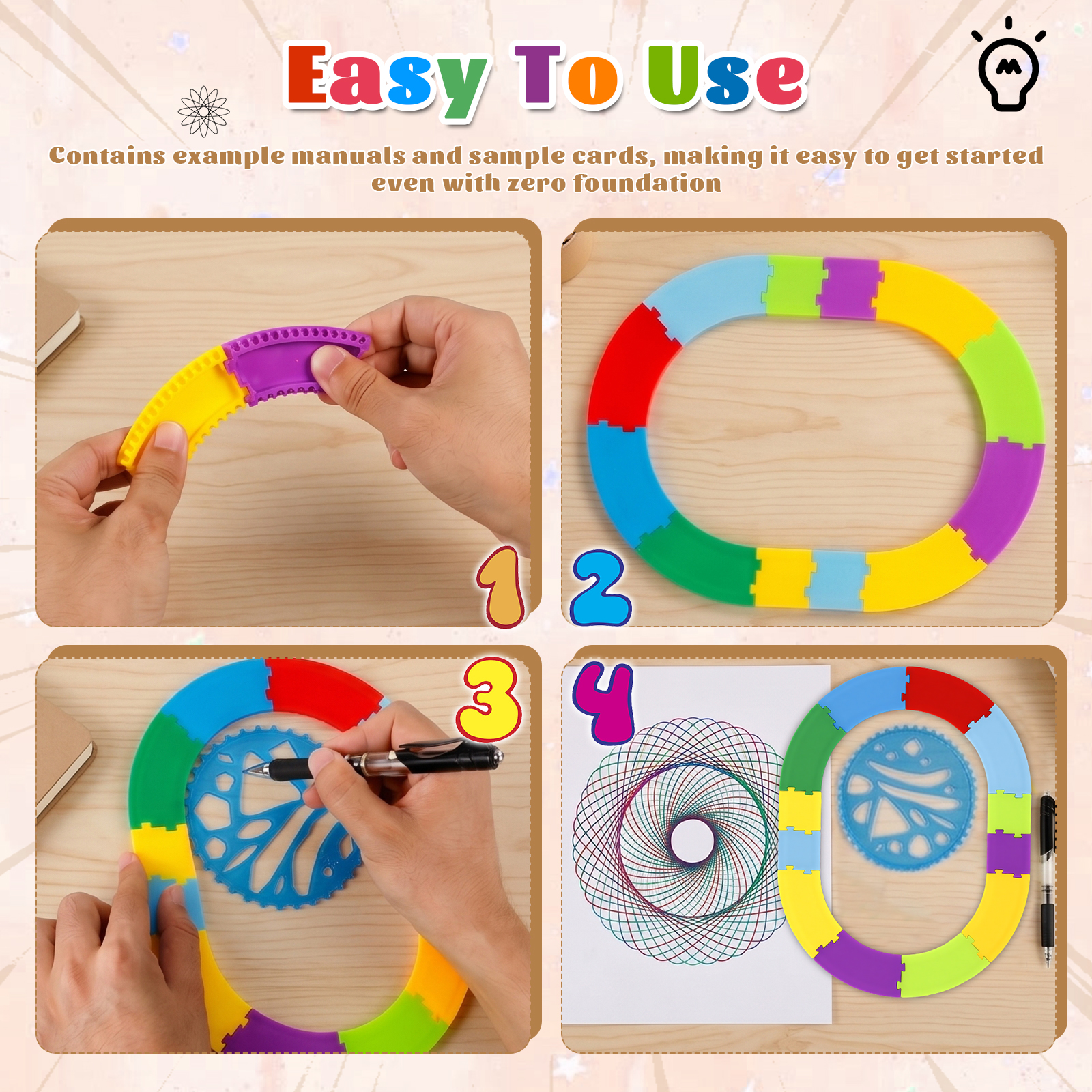 Spiral Art Gear Geometric Rule - Art Craft Kits recensione e prezzo