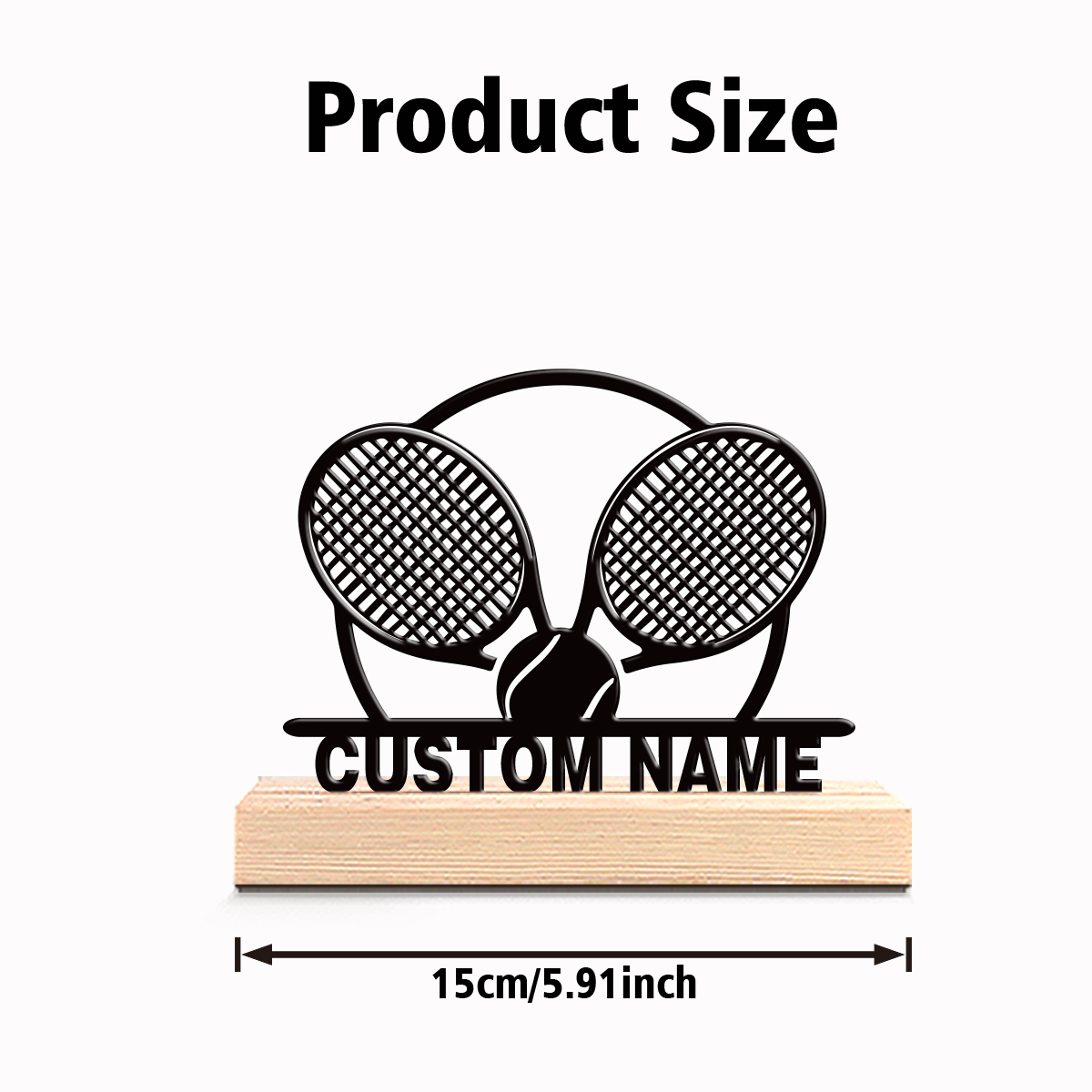 1pc Minimalist Tennis racket P - Art Craft Wood recensione e prezzo