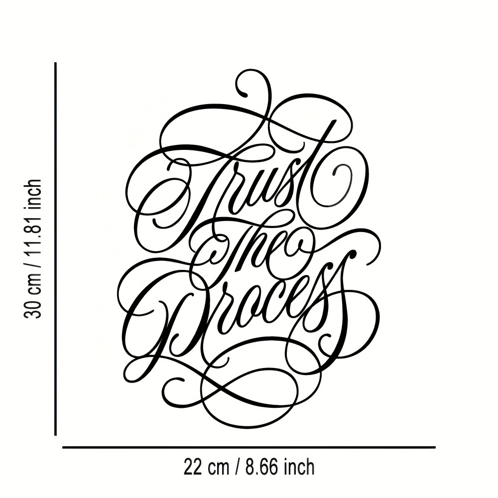 1pc Calligraphy Motto Phrase M - Art Craft Cafe recensione e prezzo
