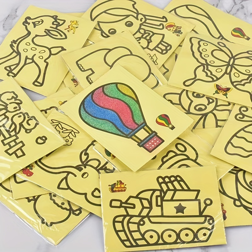 Childrens DIY Sand Art Kit Car - Art Craft Doodle recensione e prezzo