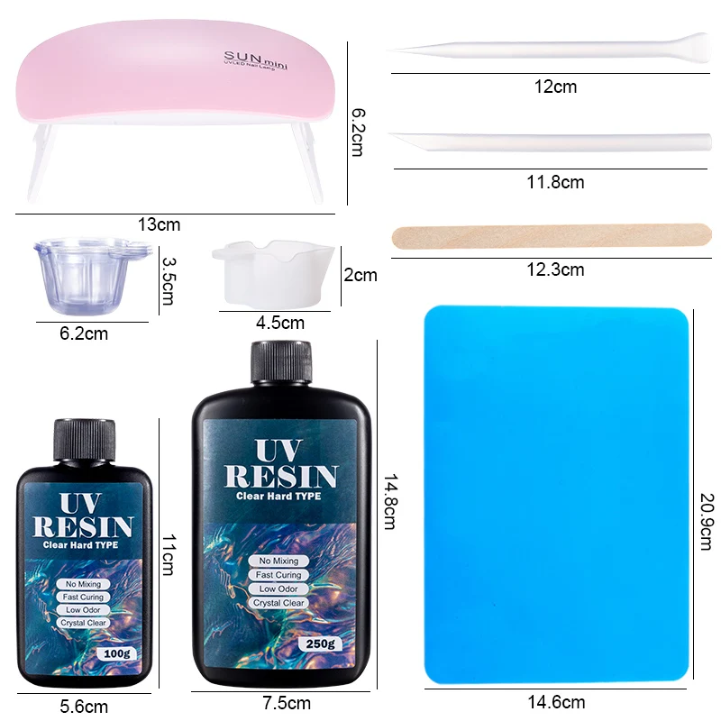 Hard UV Resin Glue Kit Fast Cu - The Art And Craft Of Jewelry recensione e prezzo