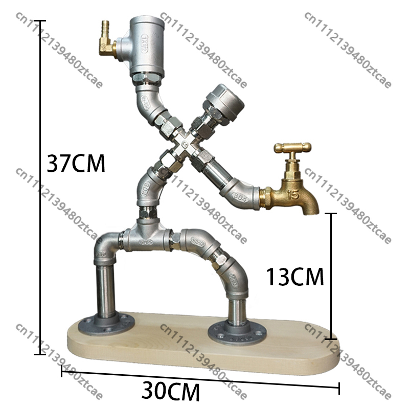 Stainless Steel Water Pipe Orn - Art Craft Cafe recensione e prezzo