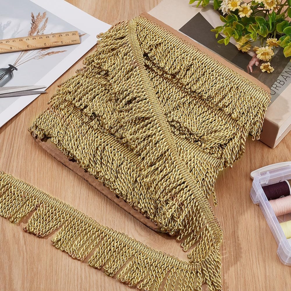 12 Yardsx2.2Inch Fringe Trim C - Art Craft Activity recensione e prezzo