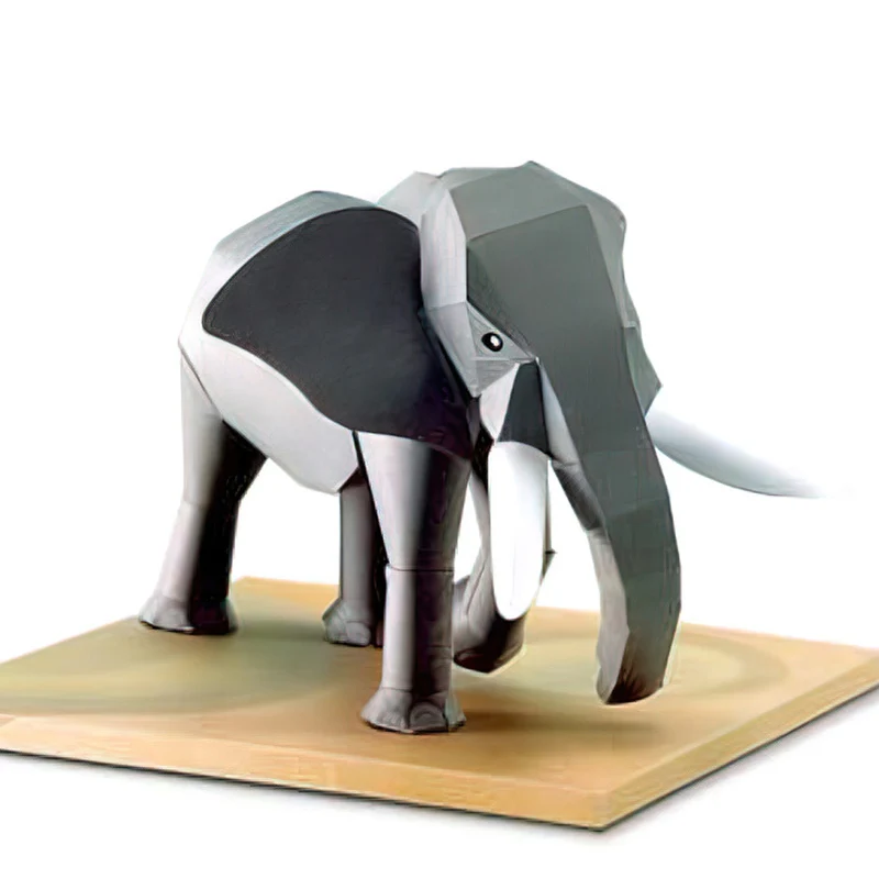African Elephant Origami Art M - Art Craft Elephant recensione e prezzo