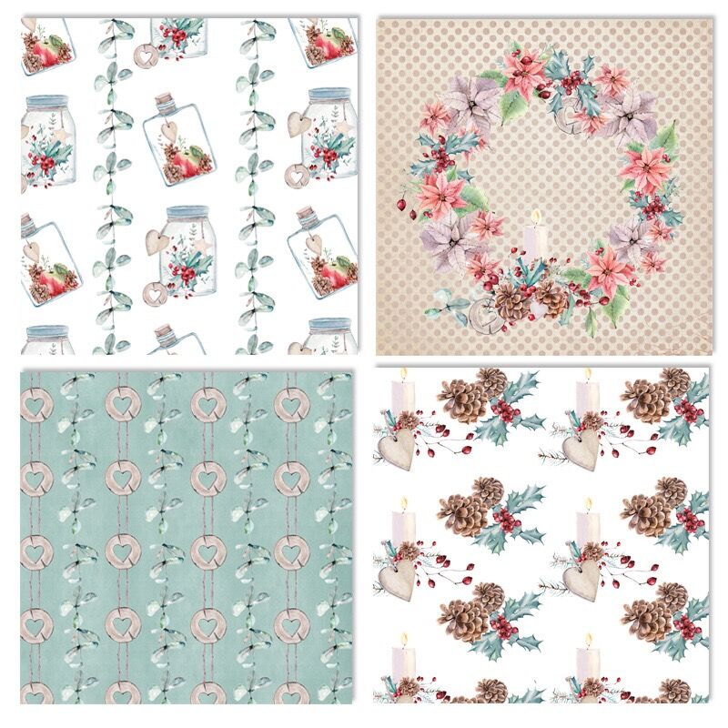 12 Sheets  christmas day Scrap - Art Craft Background recensione e prezzo