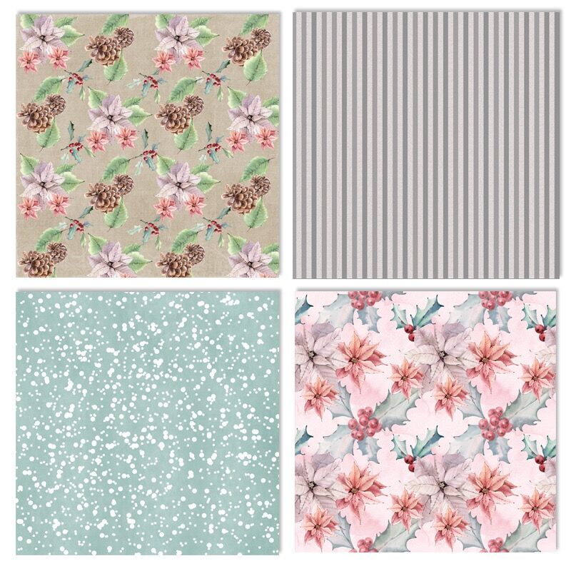 12 Sheets  christmas day Scrap - Art Craft Background recensione e prezzo