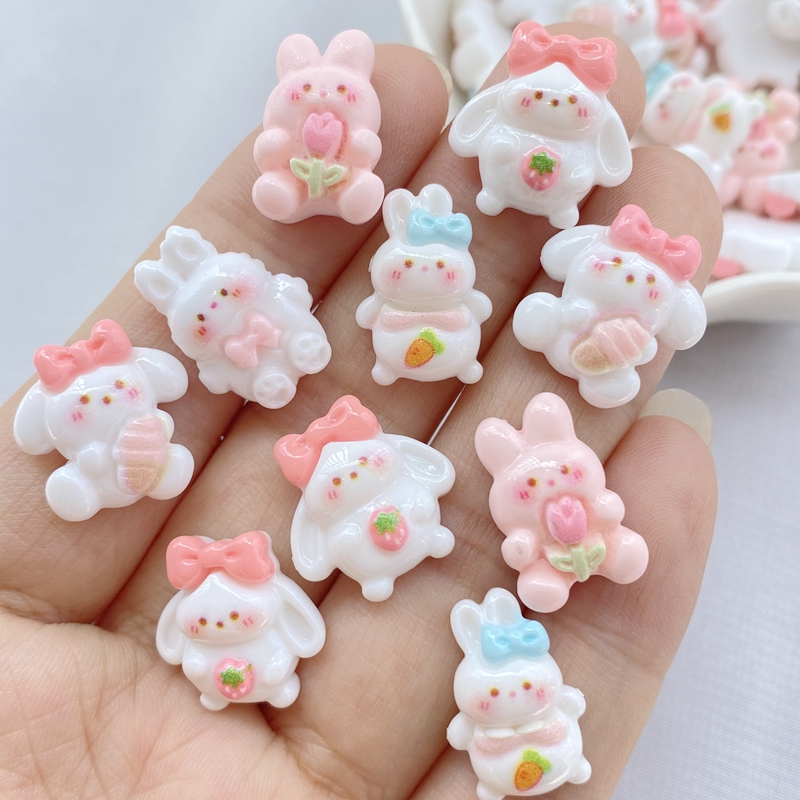 20Pcs New Mixed Nail Art Resin - Art Craft Rabbit recensione e prezzo