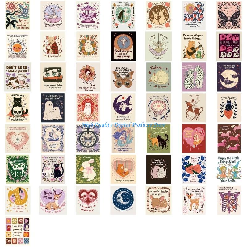 U2JE Whimsical Doodles Sticker - Art Craft Doodle recensione e prezzo