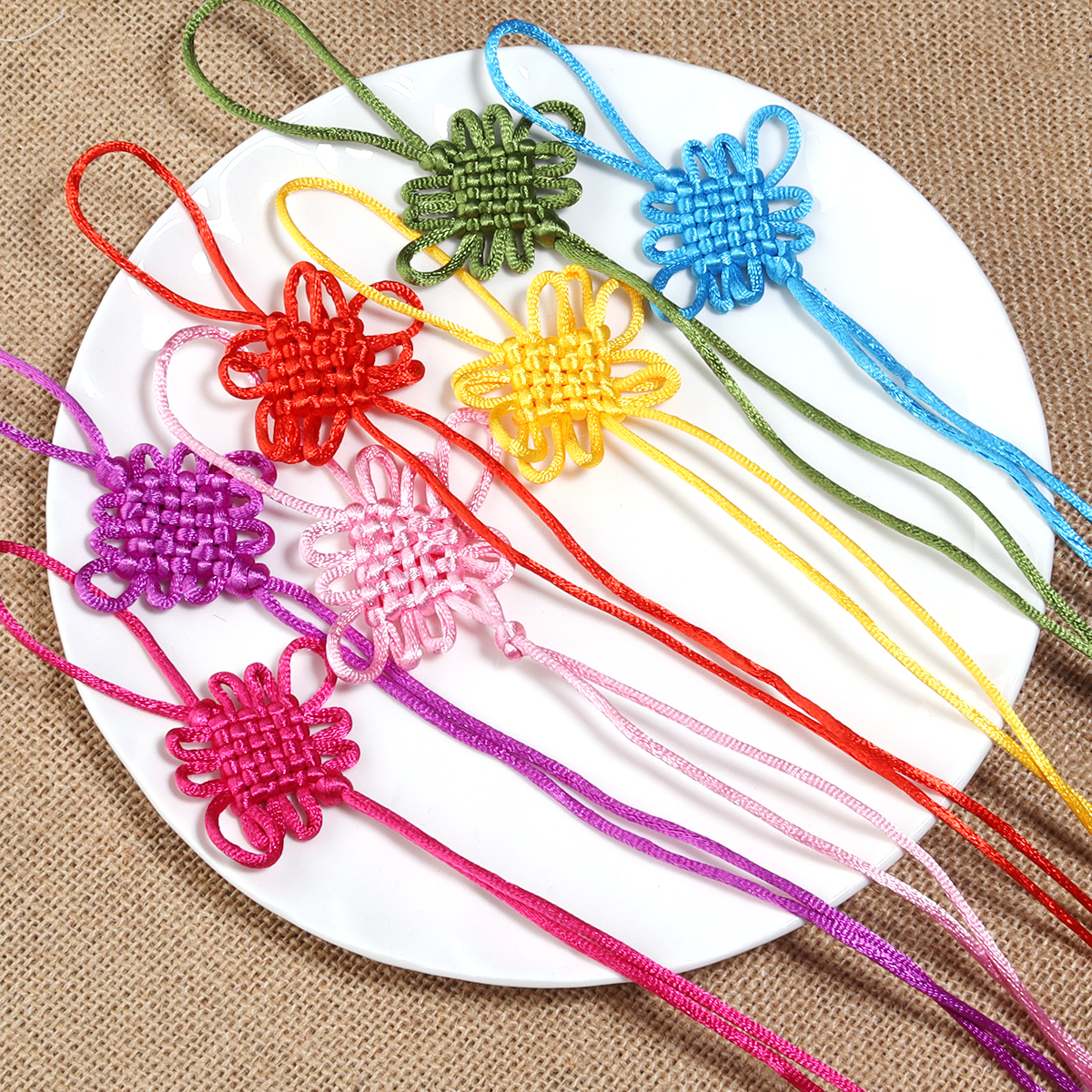10Pcs Colorful Chinese Knots P - Art Craft Activity recensione e prezzo