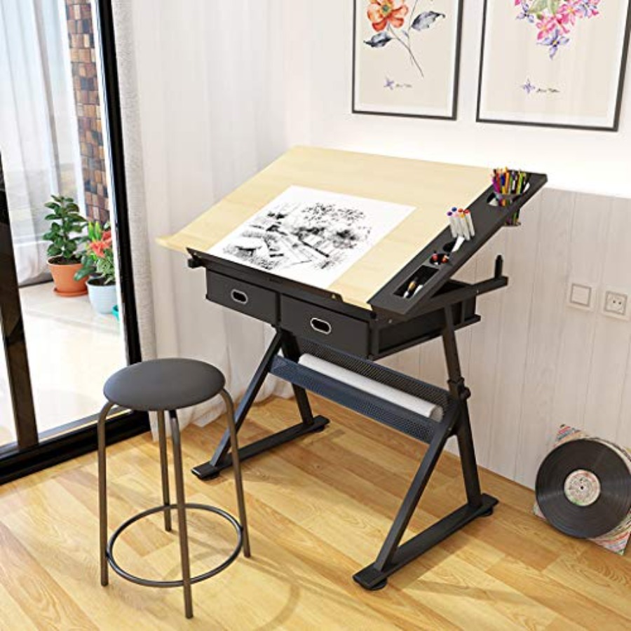 Drafting Table with Storage He - Art & Craft Of Problem Solving recensione e prezzo