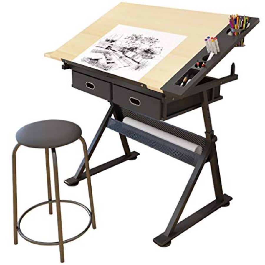 Drafting Table with Storage He - Art & Craft Of Problem Solving recensione e prezzo