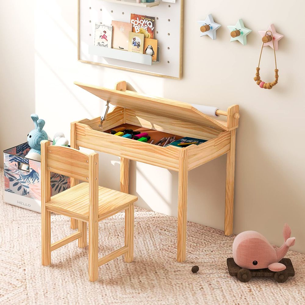Kids Table and Chair Set, Flip - Art Craft Toddler recensione e prezzo