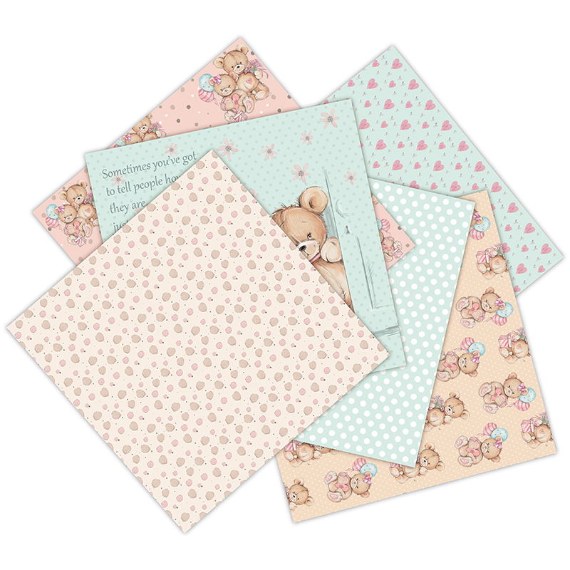 12 Sheets little bear Scrapboo - Origami Paper Set recensione e prezzo