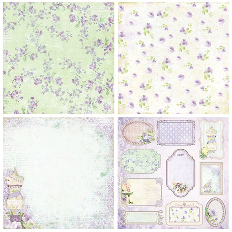 24 Sheets Light Purple Flower  - Art Craft Background recensione e prezzo