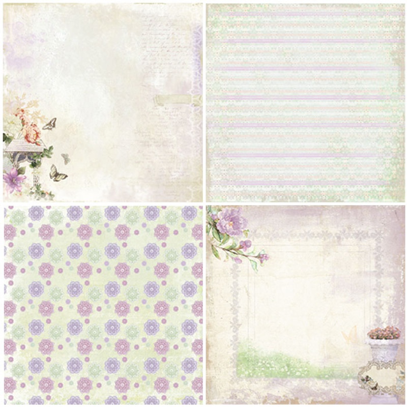 24 Sheets Light Purple Flower  - Art Craft Background recensione e prezzo