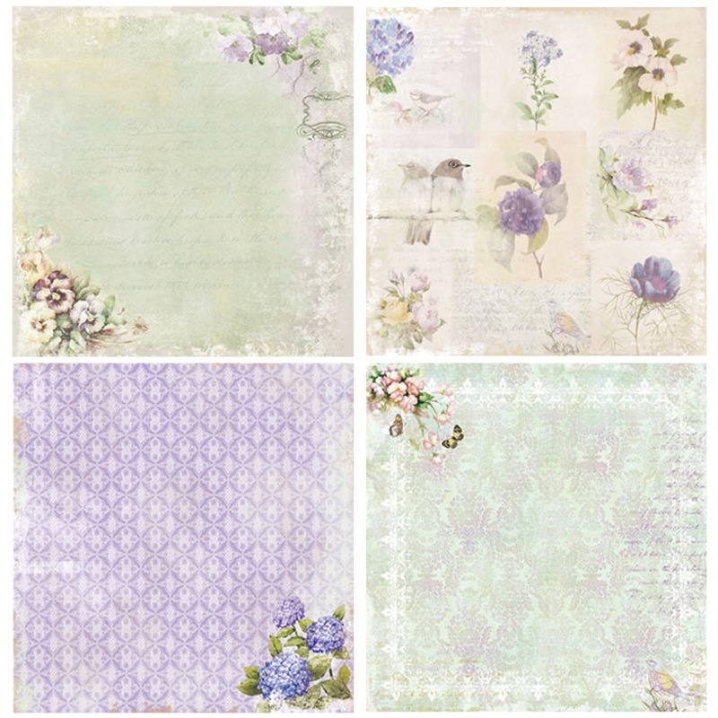 24 Sheets Light Purple Flower  - Art Craft Background recensione e prezzo