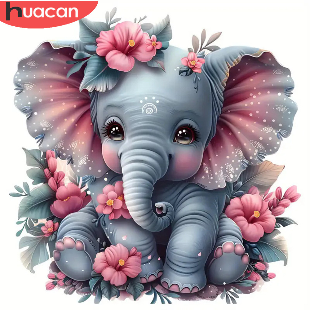 HUACAN Diamond Painting Animal - Art Craft Elephant recensione e prezzo