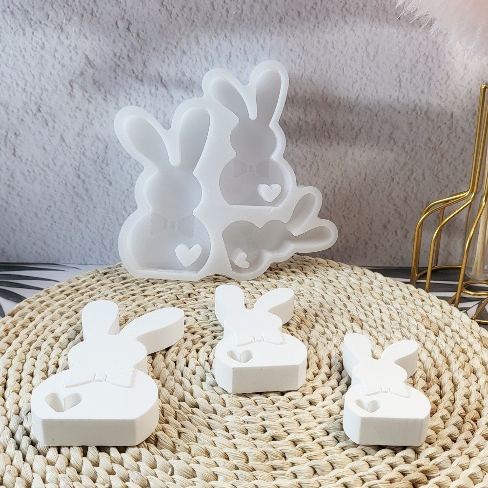 Cute Easter Rabbit Silicone Mo - Art Craft Rabbit recensione e prezzo