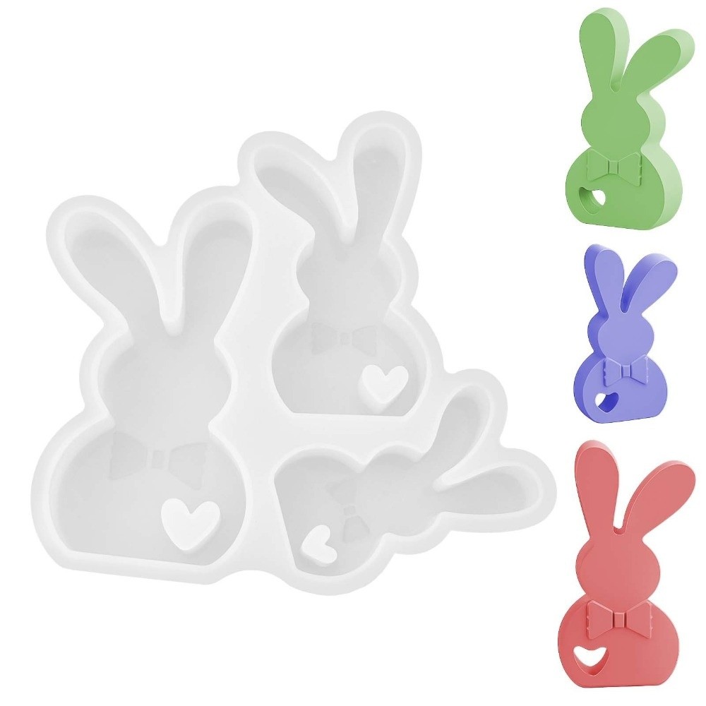 Cute Easter Rabbit Silicone Mo - Art Craft Rabbit recensione e prezzo