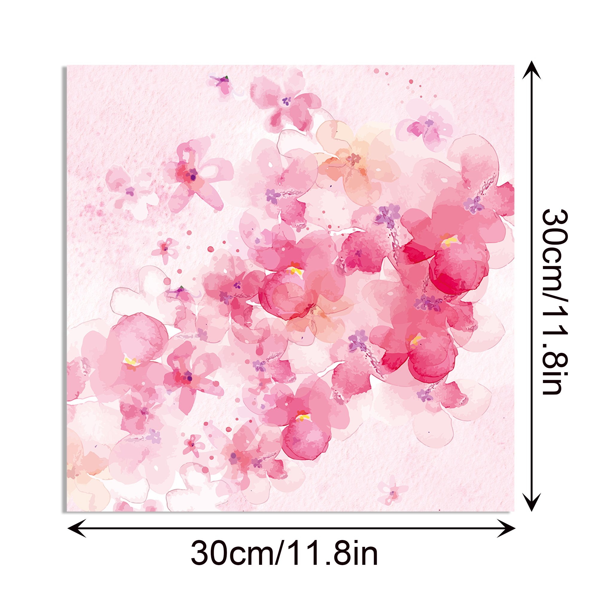 24pcs Cherry Blossoms Scrapboo - Art Craft Background recensione e prezzo
