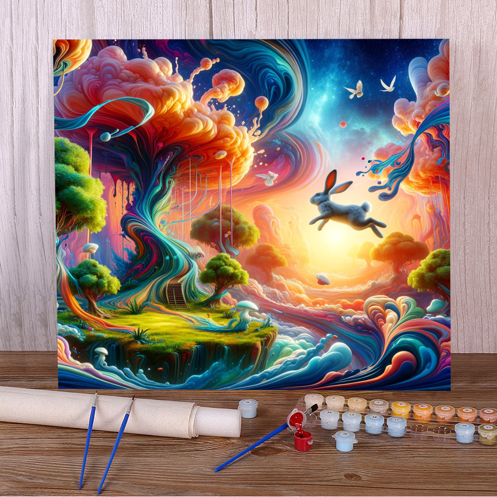 Animal Rabbit Painting By Numb - Art Craft Rabbit recensione e prezzo