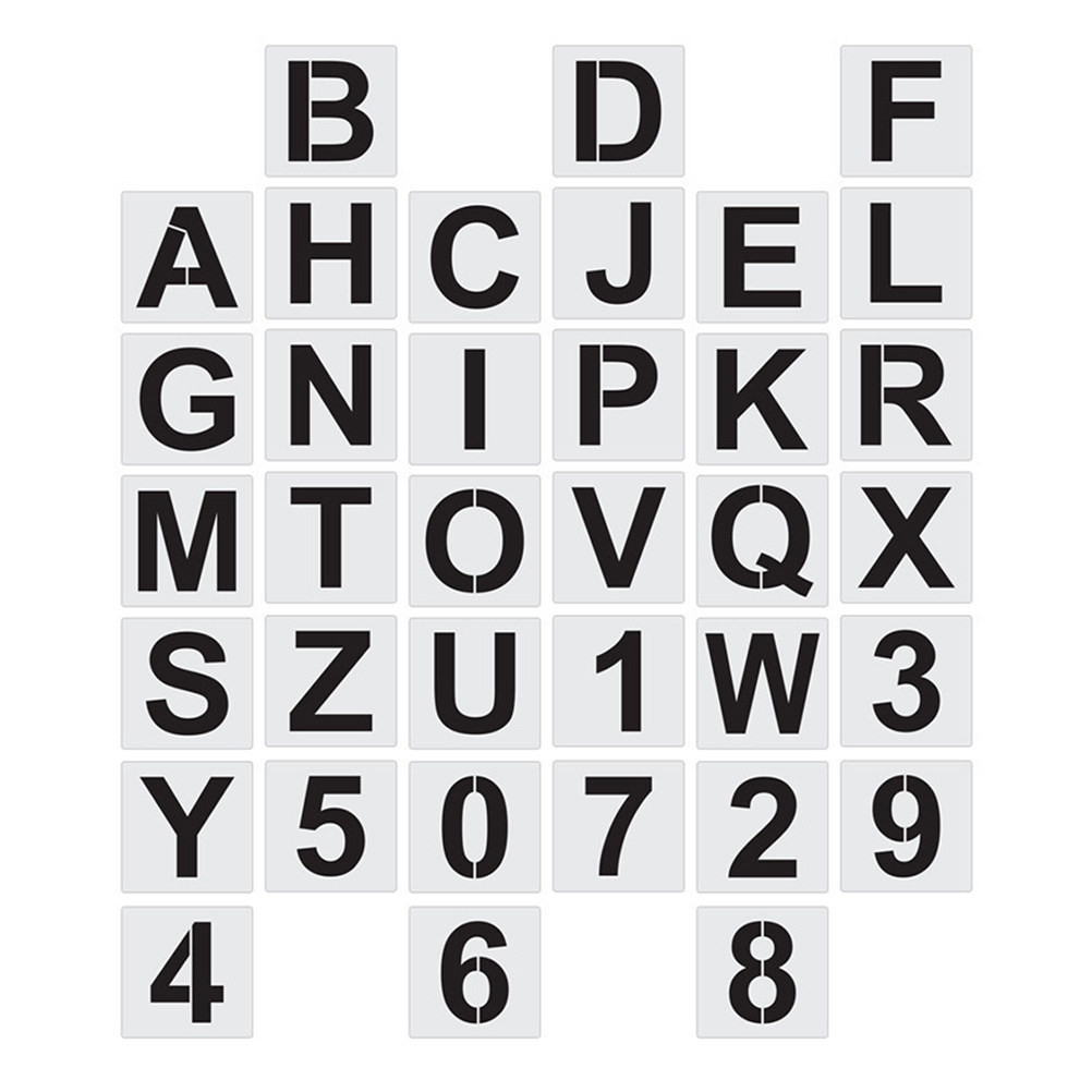 36Pcs Alphabet Number Painting - Art Craft Template recensione e prezzo