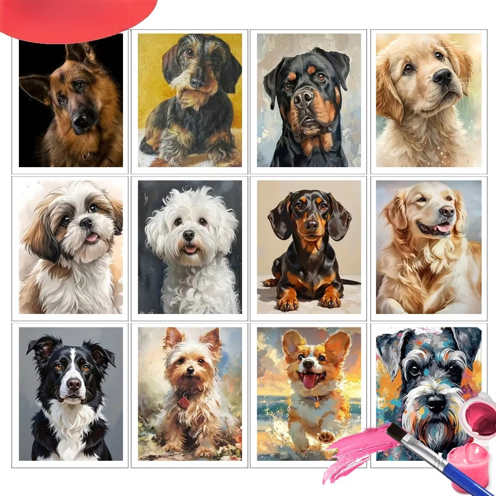 Painting By Number Kits Dog An - Art Craft Number recensione e prezzo