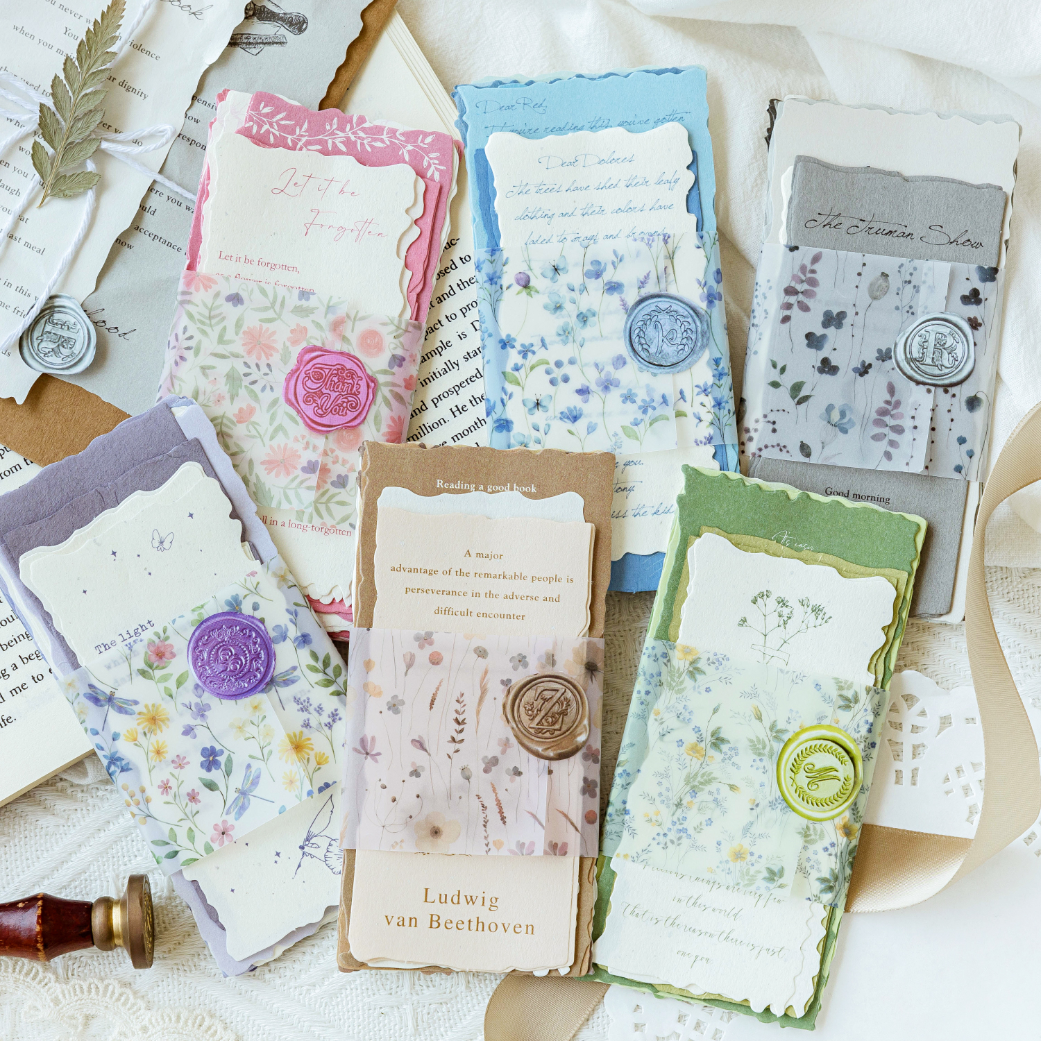 30pcs Retro Material Message D - Art Craft Background recensione e prezzo