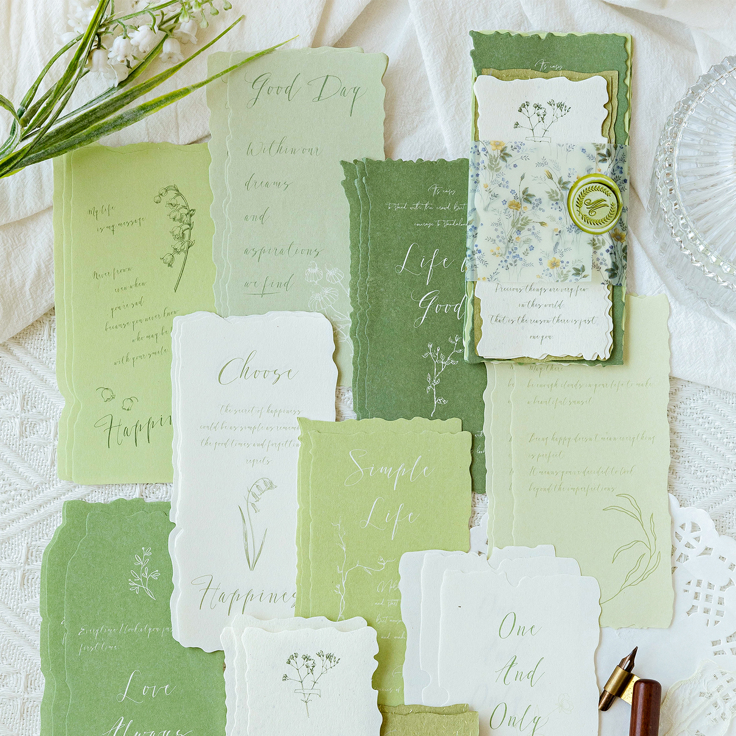 30pcs Retro Material Message D - Art Craft Background recensione e prezzo