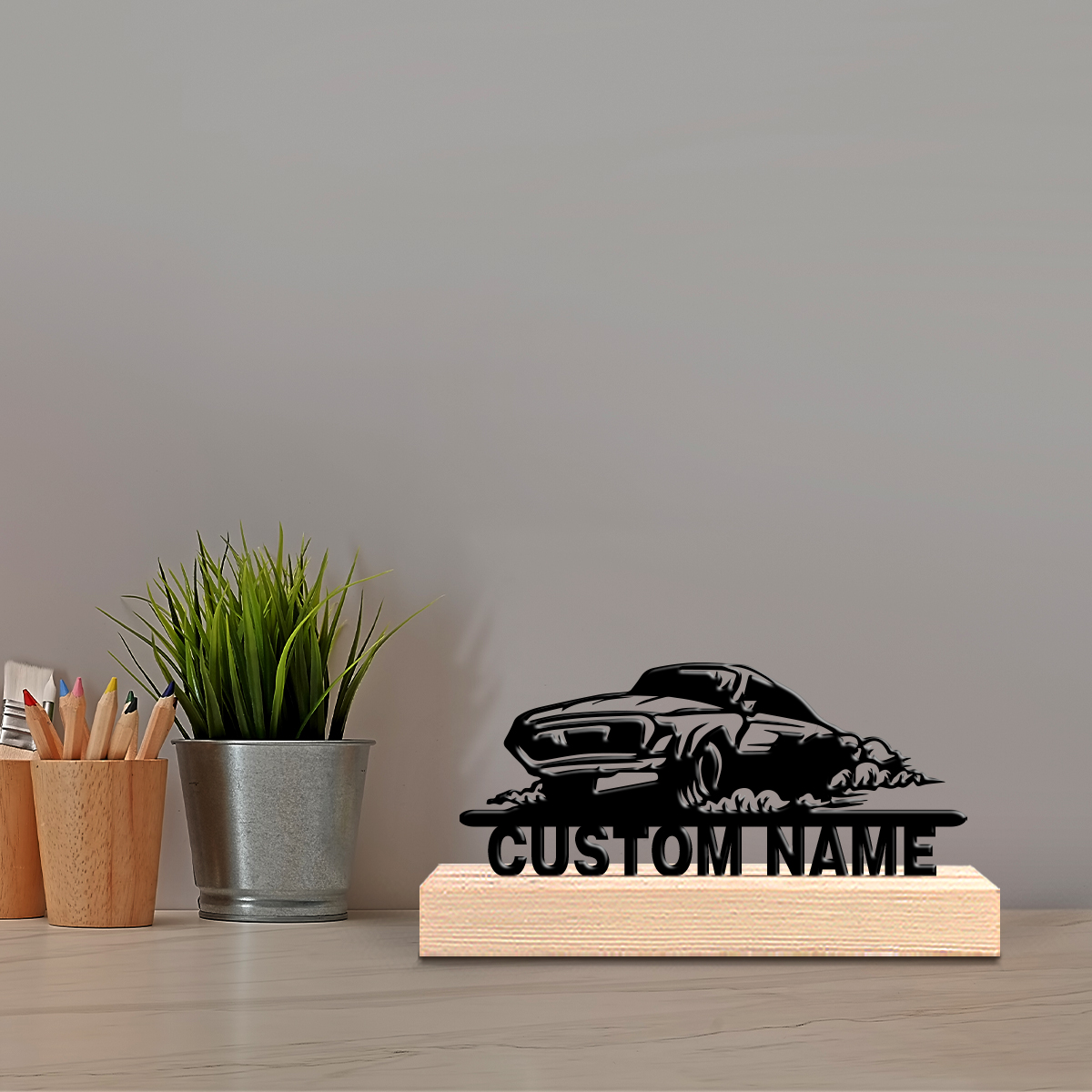 1pc Modern Car Customizable Na - Art Craft Wood recensione e prezzo