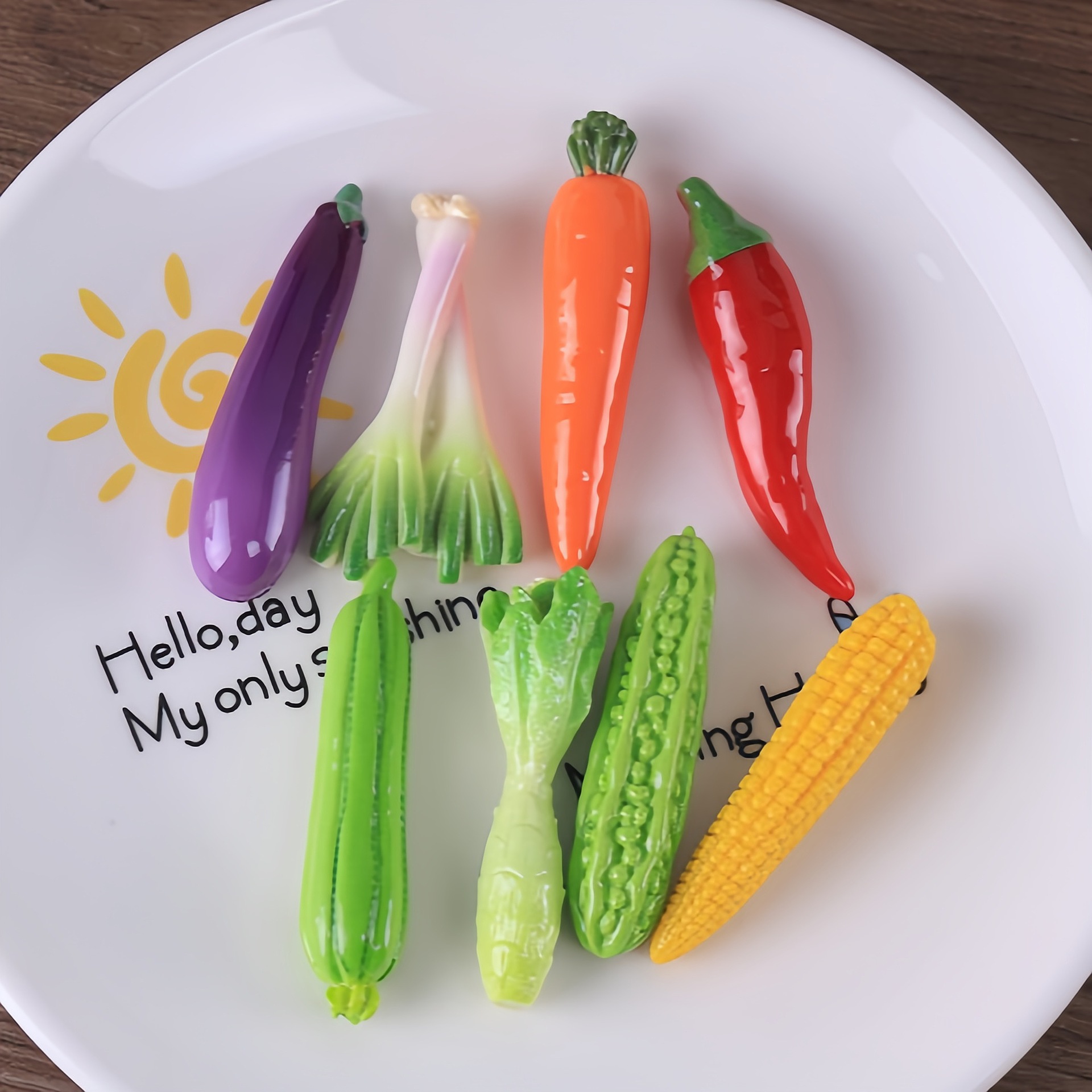 10Pcs Artificial Vegetable Fla - Art And Craft Vegetable recensione e prezzo
