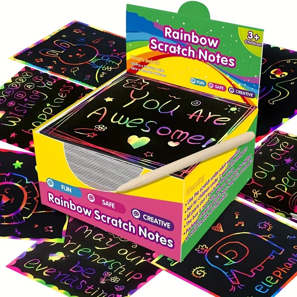 Many Creative Scratch Art Card - Art Craft Education recensione e prezzo