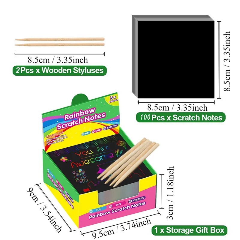 Many Creative Scratch Art Card - Art Craft Education recensione e prezzo